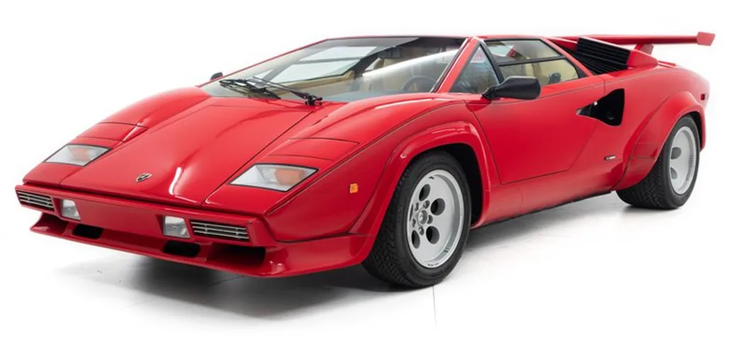 La Lamborghini Countach LP 5000S di Mario Andretti in vendita