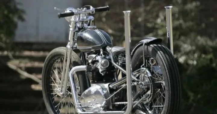 BSA A65 Custom by The Factory Metal Works