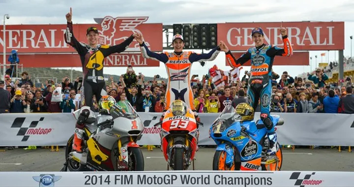 Classifica MotoGP, Moto2 e Moto3: Rossi chiude 2° dietro Marquez