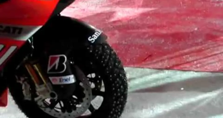 Ducati unveil 200mph MotoGP ice racer!
