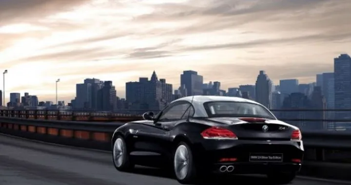 BMW Z4 Silver Top