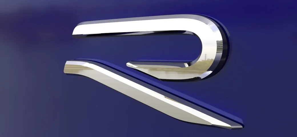 Volkswagen disegna un uovo logo 'R'