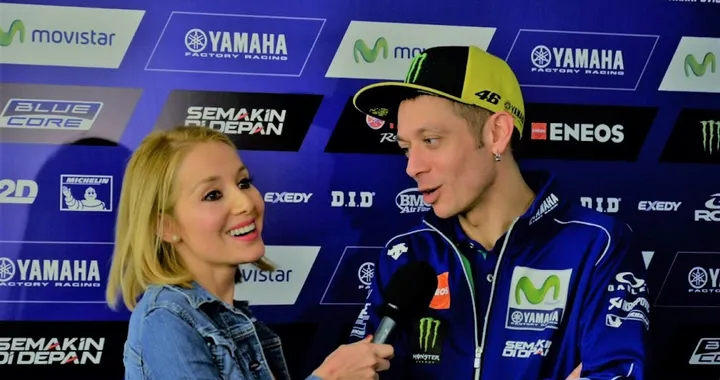 VALENTINO ROSSI CON DÉBORAH SERENDIPITY