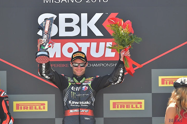 SBK, Misano 2018: Gara 1 è di Rea. Anche il Mondiale. Ducati e Aprilia sul podio