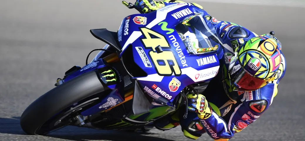 Rossi in 2a fila ad Aragon: 