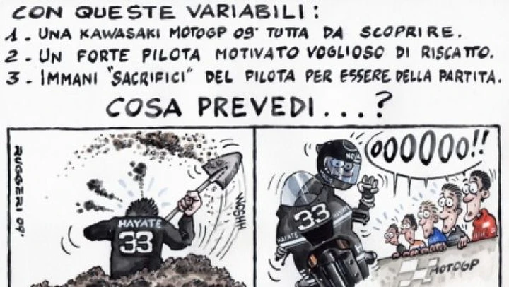 La variabili della stagione 2009 di Marco Melandri