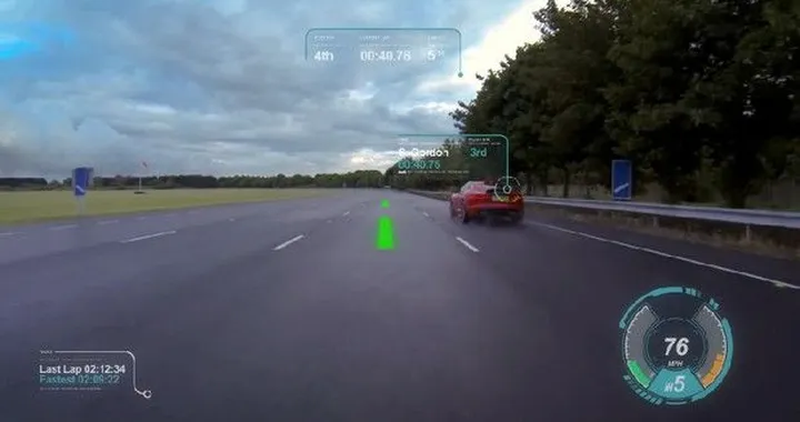 Jaguar Virtual Widescreen, il prototipo di un parabrezza virtuale