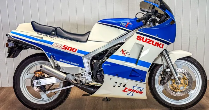 Suzuki RG500 Gamma: all’asta un esemplare unico con parti Lance Gamma