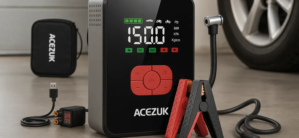 Booster, compressore e torcia LED: questo dispositivo in offerta su Amazon fa tutto