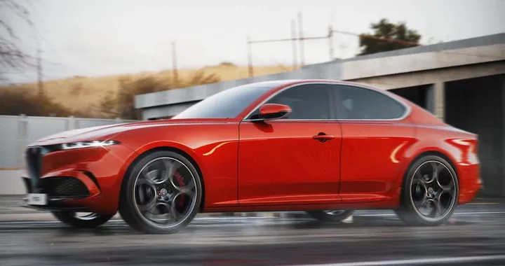 Alfa Romeo Giulia Sugar Chow: il render rétro della nuova generazione