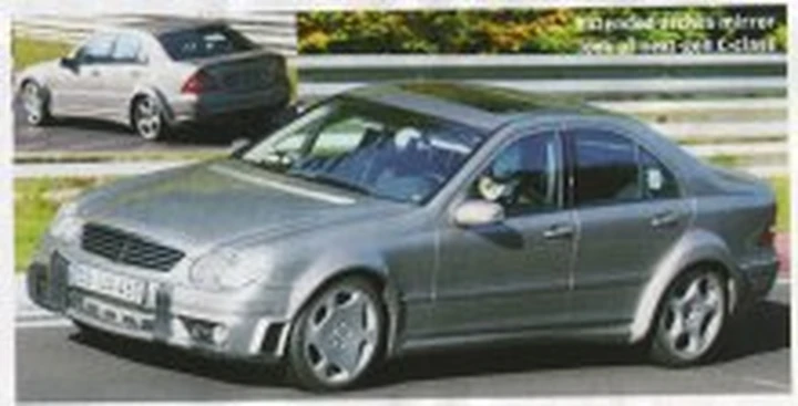 Mercedes C63 AMG - foto spia