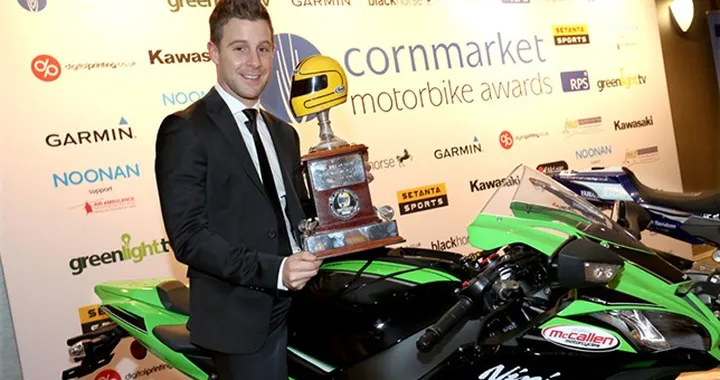 Jonathan Rea premiato come miglior motociclista irlandese