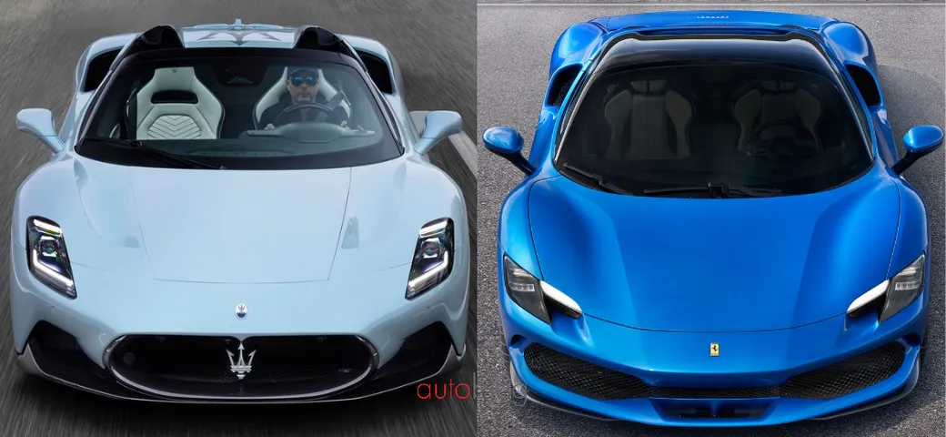 Maserati MC20 Cielo VS Ferrari 296 GTS: sfida tra spider modenesi
