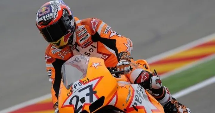 MotoGP, Aragon: Stoner, chapeau! 2° Pedrosa, 3° Lorenzo che limita i danni.