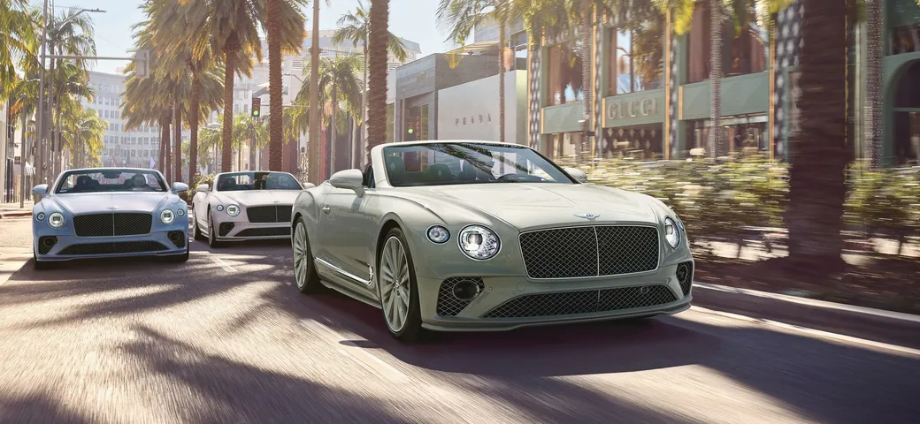 3 Bentley Continental omaggiano la vecchia Hollywood