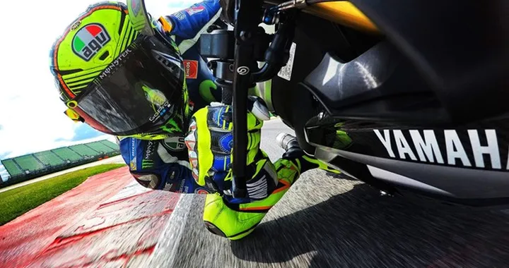 Video: a Misano con Valentino Rossi