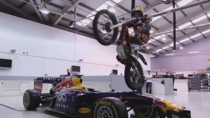 Dougie Lampkin in Trial da Red Bull Racing
