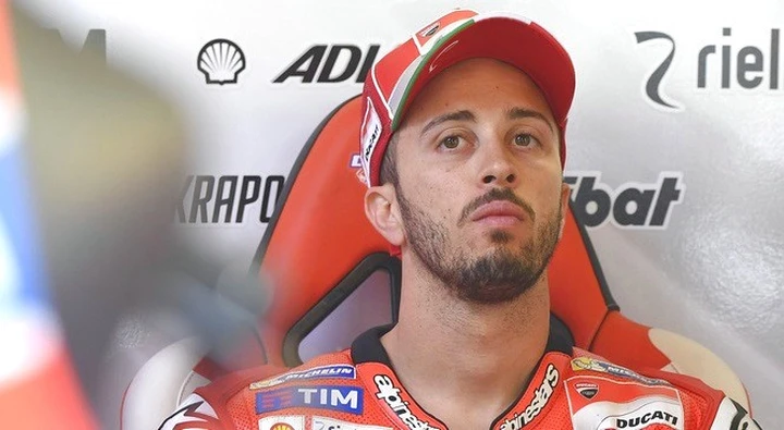 MotoGP: distorsione per Dovizioso nel test di Misano