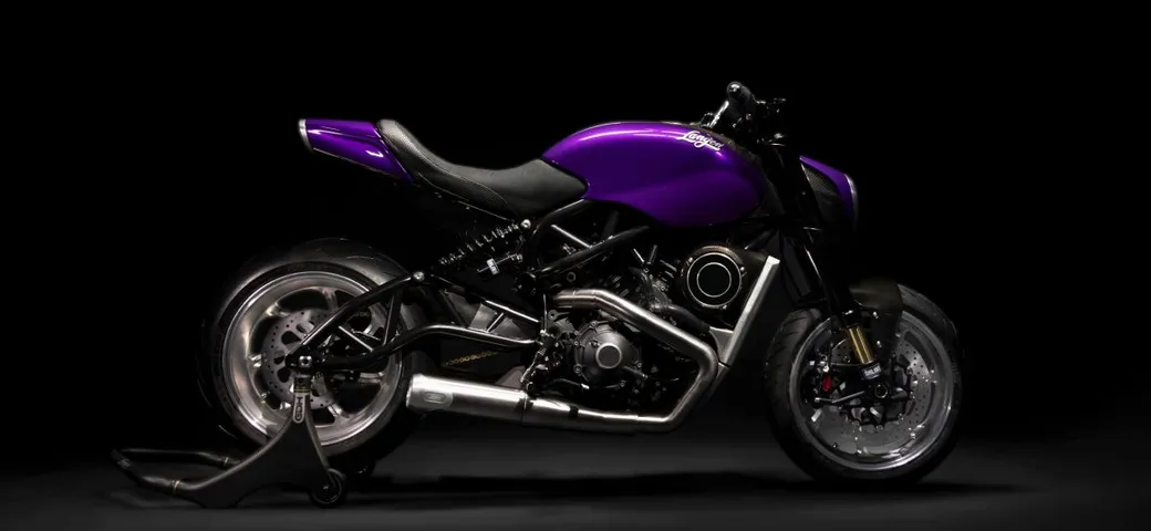 Langen LS12: la café racer inglese che vola a turbo velocità