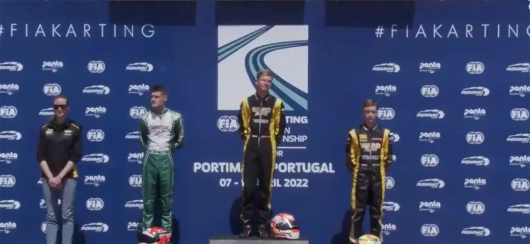 Nel campionato europeo kart un pilota russo 14enne fa il saluto nazista