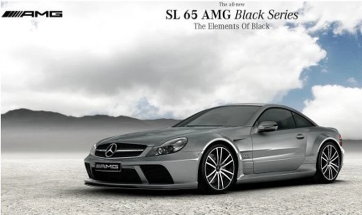 Mercedes SL 65 AMG Black series: microsite