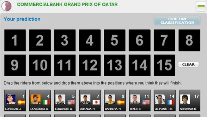 Fantasy MotoGP 2011