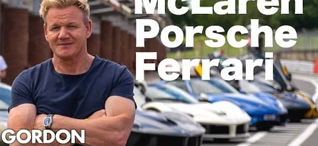 Gordon Ramsay porta in pista tutte le sue supercar
