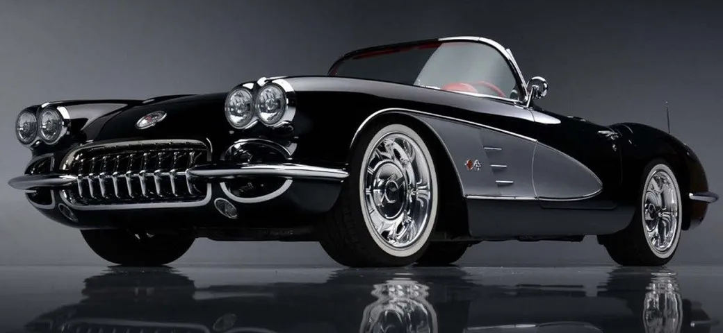 Chevrolet Corvette C1 1958: all’asta un esemplare con telaio C7 e motore LT1 V8