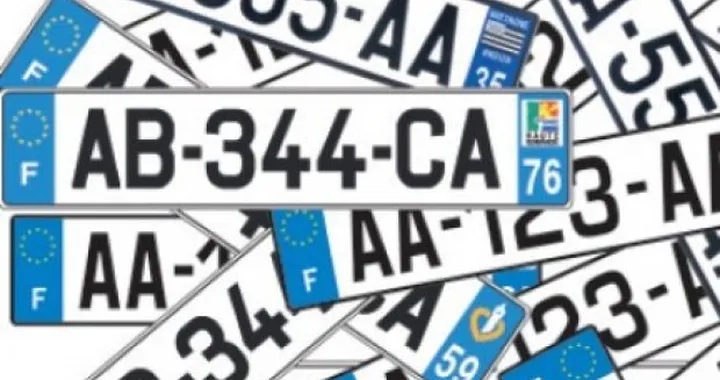 Francia: in arrivo le nuove targhe automobilistiche