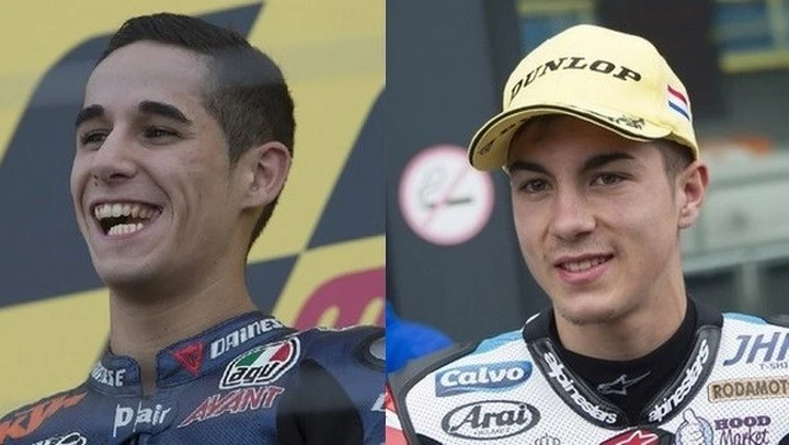 Moto2: Luis Salom e Maverick Vinales nel team Tuenti HP 40 nel 2014 e 2015
