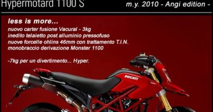 Foto del giorno: Hypermotard a dieta