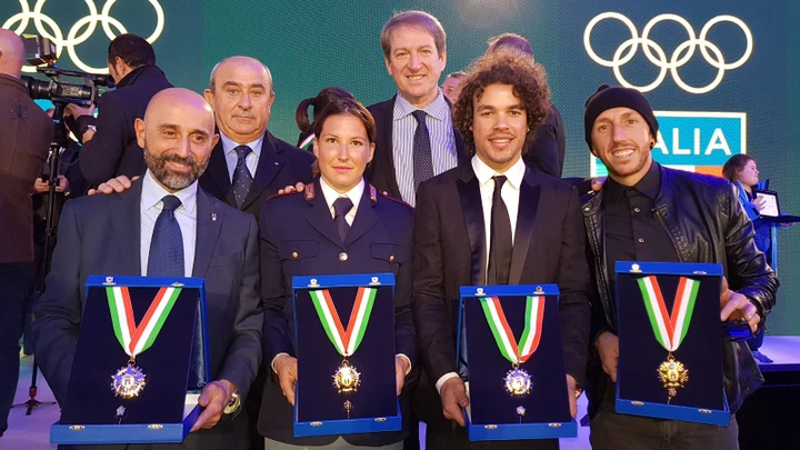 Cairoli, Fontanesi, Morbidelli e il MC Pavia insigniti del Collare d’Oro del CONI