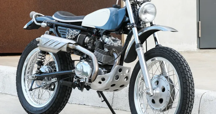 Kymco KTR 150 Custom: scrambler vintage con telaio dirt-track