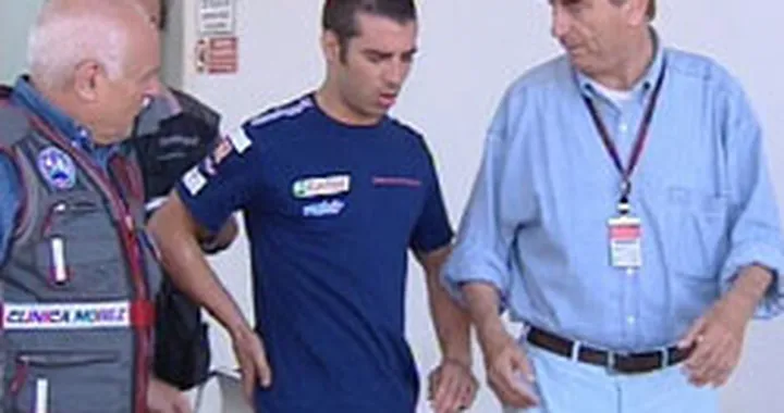 MotoGP: brutta caduta per Melandri