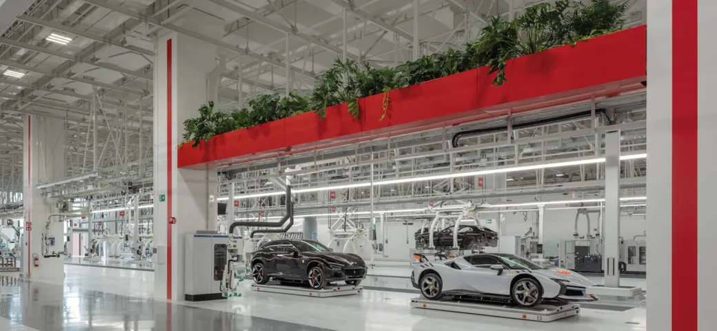 Il nuovo Ferrari e-building a Maranello, inaugurazione speciale