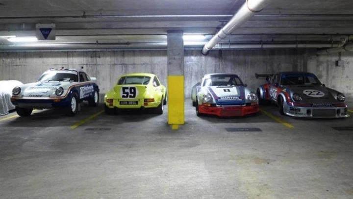Nel garage delle Porsche da sogno