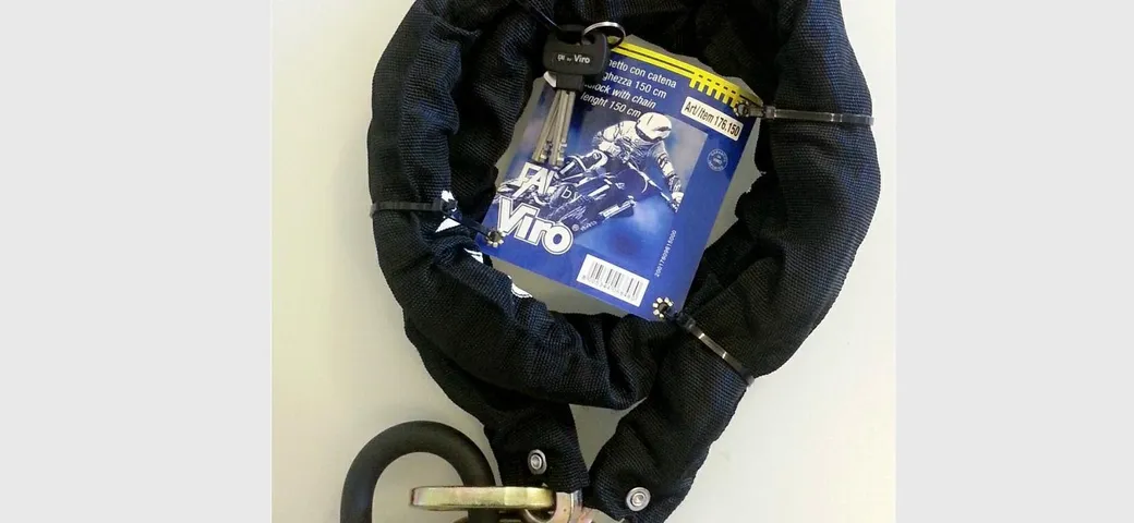 Catena antifurto moto Viro D.10 da 1.50 metri