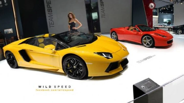 Ferrari 458 Italia Spider e Lamborghini Aventador Roadster: le ricostruzioni grafiche