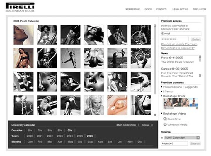 Pirelli Calendar Club