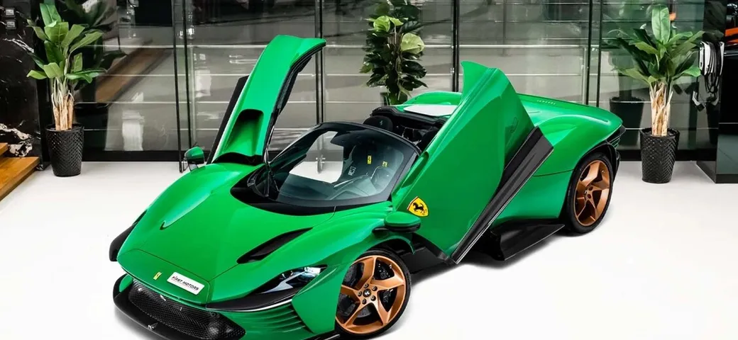 Ferrari Daytona SP3, l'esemplare esclusivo firmato da Leclerc e Sainz è in vendita