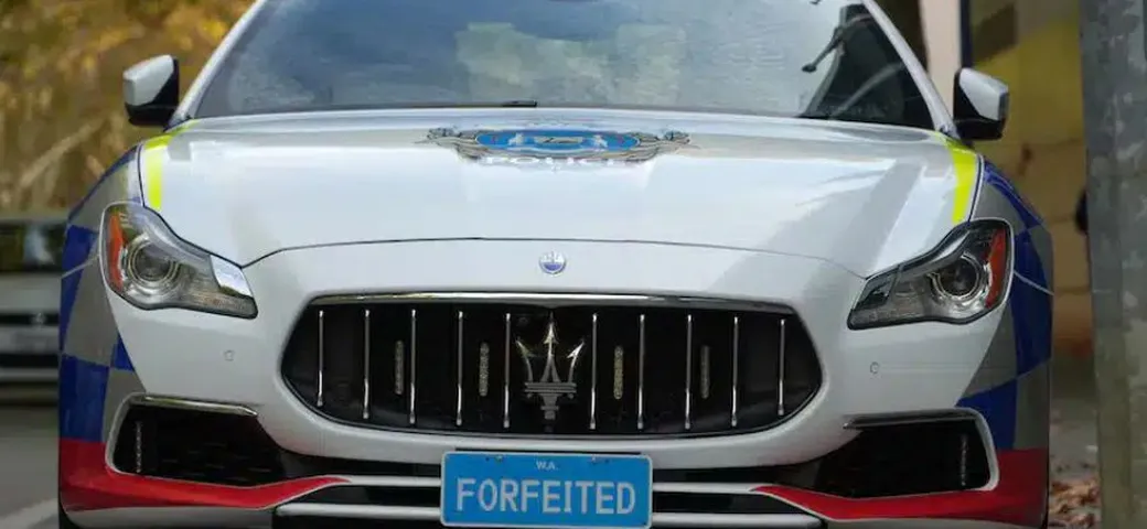 La polizia australiana sceglie Maserati, grazie a un criminale