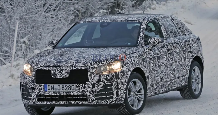 Audi Q2: foto spia sulla neve