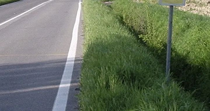 L’insidia dello “scalino” tra carreggiata e ciglio erboso