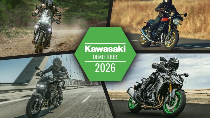 Kawasaki Demo Tour 2026: tutte le tappe e i nuovi modelli in prova