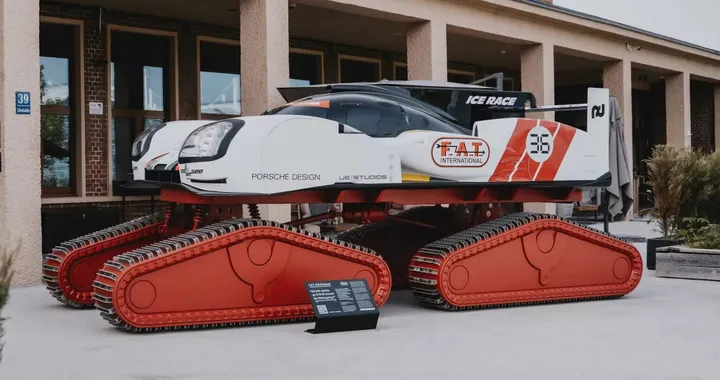 La Porsche 919 Hybrid vincitrice di Le Mans in formato gatto delle nevi | Video