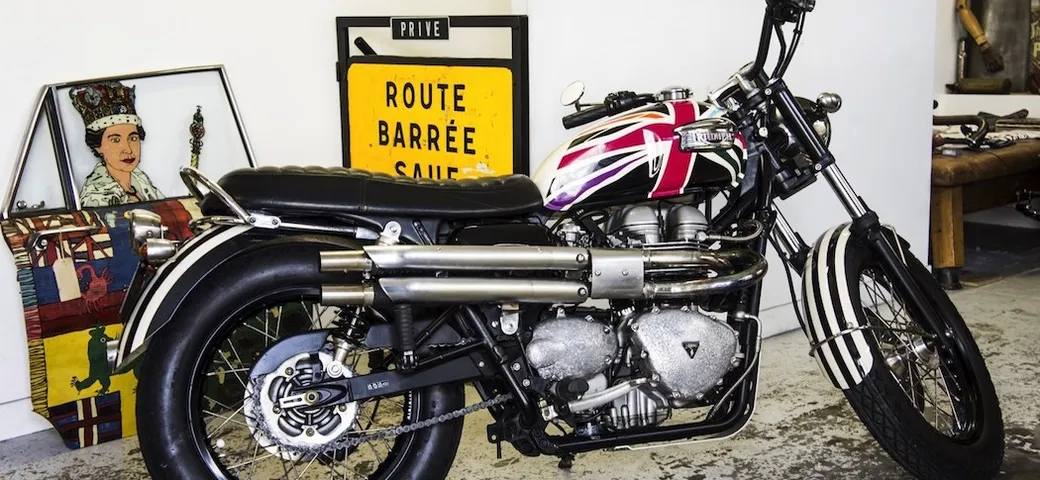 Triumph Bonneville Paul Smith Scrambler by Addict Motorcycle