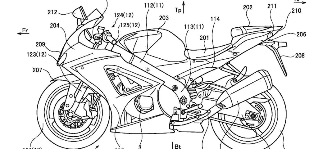 Suzuk GSX-R 750/1000 Turbo: i primi disegni ufficiali