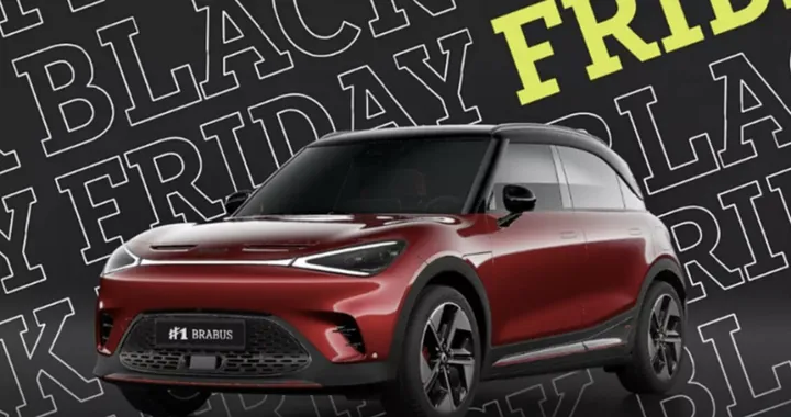 Smart lancia promozioni Black Friday su Smart #1 e Smart #3