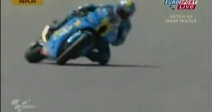 Le immaginini dell'incidente di Loris Capirossi