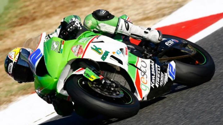 Supersport: Puccetti Racing Kawasaki wild-card ad Imola